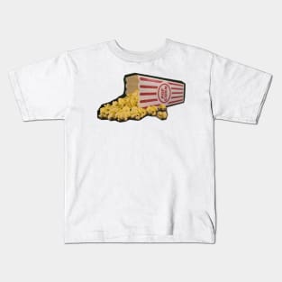 Popcorn Box photo Art Kids T-Shirt